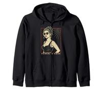 Her Life Her Rules Cita Independiente Pin Up Girl Sudadera con Capucha