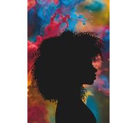 Her Power | Beautiful Colourful Journal 6x9 inches: A Colorful Lined Notebook Celebrating Afro Beauty, Confidence & Creativity