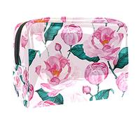 Her Side and His Side - Bolsa de maquillaje para bolso, portátil, organizador de viaje para artículos de tocador, bolsa de belleza para mujer, Multicolor 02, 18.5x7.5x13cm/7.3x3x5.1in, Estuche de