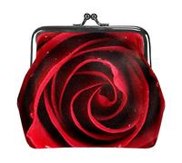 Her Side and His Side - Monedero con hebilla de color blanco rosa y rosa, bolsa de mano con hebilla, bolsa de mano con cierre de beso, cartera con cierre floral para mujeres y niñas, Multicolor 17, Talla única, Organizador de bolsas
