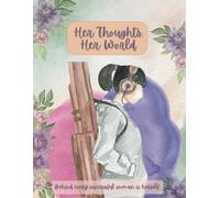 Her Thoughts, Her World Freedom gift for Women: A Floral Journal for Writing & Reflection - 120 Pages, Lined 8.5” x 11”, College Ruled Notebooks for Writing Work School, Floral