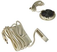 Hera 61056303002 - Juego de 3 luces led empotrables, FR 68-LED, 4 W, aspecto de acero, equivalente a 15 W