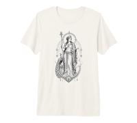 Hera Diosa Griega Reina Pavo Real Antigua Mitología Arte Camiseta Premium