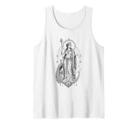 Hera Diosa Griega Reina Pavo Real Antigua Mitología Arte Camiseta sin Mangas