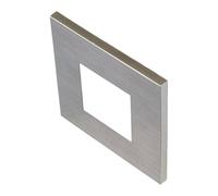 Hera Lámpara de pared LED empotrable Wall F, gris, 0,9 W, 7,5 x 7,5 cm EC:EPREL:734615