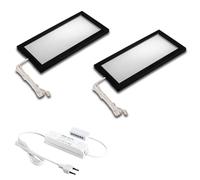 Hera Lámpara LED bajo mueble Sky set 2 ud 4.000K negro