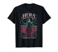 Hera Reina de los Dioses con Poder y Majestad del Pavo Real Camiseta