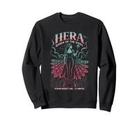 Hera Reina de los Dioses con Poder y Majestad del Pavo Real Sudadera