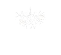 Heracleum III Lámpara Colgante Grande Blanco