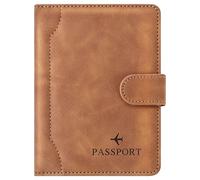 Herain Soporte para pasaporte, funda para pasaporte, cartera para pasaporte, para familia, mujeres y hombres, funda para pasaporte, protector de libreta de pasaporte, combo de tarjetero para pasaporte