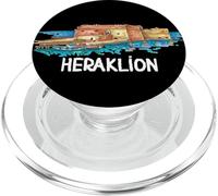 Heraklion Grecia Travel Souvenir City - Regalo histórico PopSockets PopGrip para MagSafe