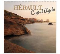 Hérault Cap d'Agde (Calendrier mural carré 2026 30 x 60 cm (ouvert)) Calendrier double avec une page pour vos prises de notes