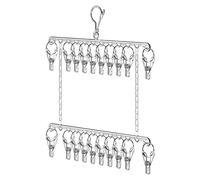 Herb Dryer Rack - Double Layer Hanging Drying Organizer for Garlic Onion and Plants | Space Saving Mesh with Air Circulation, Dryer Organizer for Vegetables Laundry Accessories Home, 16.14x16.14in