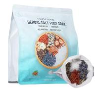 Herb Epsom Salt Foot Soak with Natural Herbs & Lavender for Pain Relief, Fatigue Recovery, Better Sleep & Relaxation, Soothing Soak for Healthy Nails, Aromaterapia Foot Spa, 10 sobres (10)