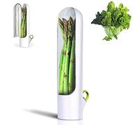 Herb Savor Pod, Herb Keeper, contenedor de almacenamiento de hierbas de 9.8 pulgadas que mantiene las verduras frescas, protector de hierbas, espárragos, herramientas de cocina prácticas para cilantro