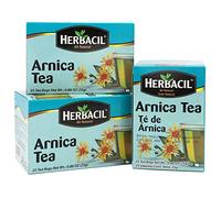 Herbacil Arnica - Té de hierbas, mezcla de hierbas, sin cafeína, 100% natural, paquete de 3 cajas de 25 bolsas cada una (75 bolsas de té), 25 g cada una