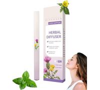 Herbal Diffuser Pen with Extracts of Mullein, Upgraded Healoit Thyme and Mint Extracts for Lung Cleanse, Natural Way to Breathe Easier, Supports Clear & Refreshing Breathing (Livercleanse)