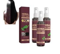 Herbal Essence Hair Spray para cabello gris - Acondicionador natural para el cabello y restauración del color, spray para cabello gris invertido con cuidado gradual y nutritivo del cuero cabelludo
