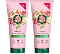 Herbal Essences Acondicionador Suavidad con Aroma a Rosa 350ml para un pelo sedoso y nutrido. Enriquecido con esencia de rosa e ingredientes de origen natural (Paquete de 2)