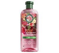Herbal Essences Blütensanft Champú con fragancia de rosas 350 ml, desde cabello opaco hasta cabello sedoso y brillante, con esencia de rosa, ingredientes de origen natural, vegano, sin silicona
