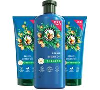 Herbal Essences Champú 680ml Y Acondicionador 2 x 350ml, Reparador Con Aceite De Argán, Para Pelo Seco Y Dañado