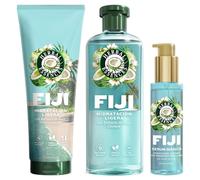 Herbal Essences Fiji Champú 350ml, Acondicionador 250ml Y Sérum Mágico Sin Aclarado 95ml De Hidratación Ligera. Con Extracto De Coco. Para Un Cabello Suave Y Sedoso