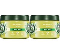 Herbal Essences Mascarilla Fortificante Con Aloe 500ml Para Hidratar Y Nutrir El Pelo Muy Seco. De Origen Natural. Con Aroma a Jazmín. Vegano, No Testado En Animales (Paquete de 2)