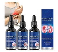 Herbal Kidney Care Drops,Googeer Herbal Care Drops,Joint Relaxing and Active Repair Essence Liquid,Herbal Care Solution,Herbal Drops Strong Kidney,Oral Herbal Solution. (3PC)