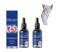 Herbal Kidney Care Drops,Googeer Herbal Care Drops,Joint Relaxing and Active Repair Essence Liquid,Herbal Care Solution,Herbal Drops Strong Kidney,Oral Herbal Solution. (2PC)