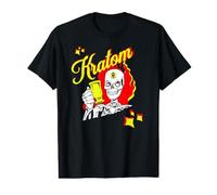 Herbal Kratom Tea Lover Skull 3er Ojo Sonriendo Camiseta gráfica económica