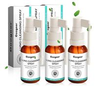 Herbal Pulmones Spray 3 unidades, spray de limpieza pulmonar para una mejor respiración, extractos de plantas naturales, hierbas pulmonares limpieza y reparación, spray limpiador pulmonar, facilita la