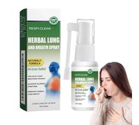 Herbal Spray para Limpieza Pulmonar,1PCS Spray de Limpieza Pulmonar,Spray Limpieza de Hierbas Respiratorias,Spray Herbal Lung,Ayuda a Limpiar y Reparar los Pulmones,Facilita Respiración