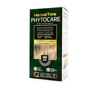 Herbal Time Phytocare Tinte Permanente para el Cabello Color Rubio Muy Claro 10N | Kit Tinte Natural Pelo Profesional | Nutre y Protege Tu Cabello | Sin Amoníaco, PPD y SLS | 124.5 ml