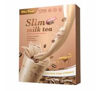 Herbal Wellness Milk Tea with Natural Ingredients - Metabolism Support Formula, 5 Flavors Variety Pack (Natural, Taro, Strawberry, Chocolate, Coffee) for Hot or Cold Drink, 10 Sachets(Coffee)