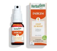 Herbalgem - EnerGem Coup de Boost Bio - Acción rápida - Complemento alimenticio Gemmoterapia concentrada - 15 ml