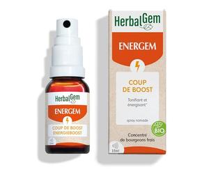 HerbalGem EnerGem - Pulsador de Boost orgánico (15 ml)
