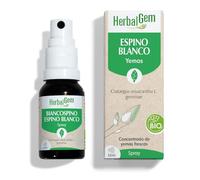 HERBALGEM Espino Blanco BIO - Circulación Sanguínea y Bienestar Cardíaco - Complemento Alimenticio de Gemoterapia Concentrada - Extracto de Yema Fresca - Spray 15 ml