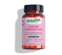 HERBALGEM - Gemmocaps SPM & Confort Premenstrual - Suplemento Libre de Hormonas - Alivia Malestares & Equilibra el Estado de Ánimo - 30 Cápsulas Bio.