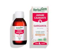 HERBALGEM Jarabe Calmante BIO 150 ml - Garganta y Vías Respiratorias | Enriquecido con yemas, receta tradicional. Confort para la garganta y las vías respiratorias.