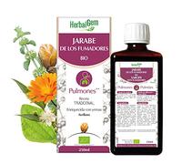 HERBALGEM - Jarabe de los Fumadores - Pulmones - Confort Respiratorio - Para el Bienestar de los Fumadores - Receta Tradicional - Certificado Ecológico - 250 ml