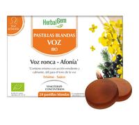 Herbalgem Pastillas Blandas Bio Voz Ronca Afonía Miel Limón 24Comp