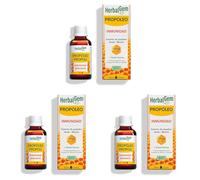 Herbalgem Propóleo Amplio Espectro BIO 50ml - Refuerzo Inmunitario Natural para Garganta y Defensas (Paquete de 3)