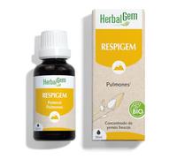 Herbalgem Respigem Bio Confort Respiratorio Yemoterapia Gotas 30 ml Brotes | Yemas frescas recolectadas y maceradas · Laboratorio Pranarôm, origen Bélgica · Complemento alimenticio para adultos