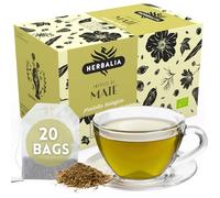 HERBALIA - Mate en Bolsitas, Caja de Té Mate con 20 Bolsitas sin Grapas, 30 gr. para Infusiones y Tés Idea de Regalo