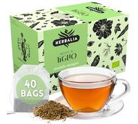 HERBALIA - Tisana de Tilo en Bolsitas, Caja de Infusión de Tilo con 40 Bolsitas sin Grapas para Infusiones y Tés