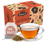 HERBALIA - Tisana de Vid Roja en Bolsitas, Caja de Infusión de Vid Roja con 40 Bolsitas sin Grapas, 40 gr. para Infusiones y Tés