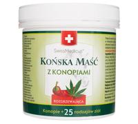 Herbamedicus Pomada caliente para caballos con cáñamo - 250 ml