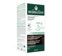 Herbatint 3Doses Coloración Gel Permanente Cabello 4C Castaño Ceniza 300 ml