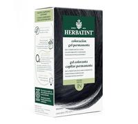 Herbatint Coloración Gel Permanente para Cabello 1N Negro - 170 ml | Sin Amoniaco, 100% Cobertura de Canas | para Pieles Sensibles, con 8 Extractos Naturales Bio