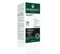 Herbatint Gel colorante permanente 3 dosis, 300 ml - 3N castaño oscuro, sin amoníaco, para pieles sensibles, cobertura 100% de cabellos blancos, con 8 extractos naturales biológicos